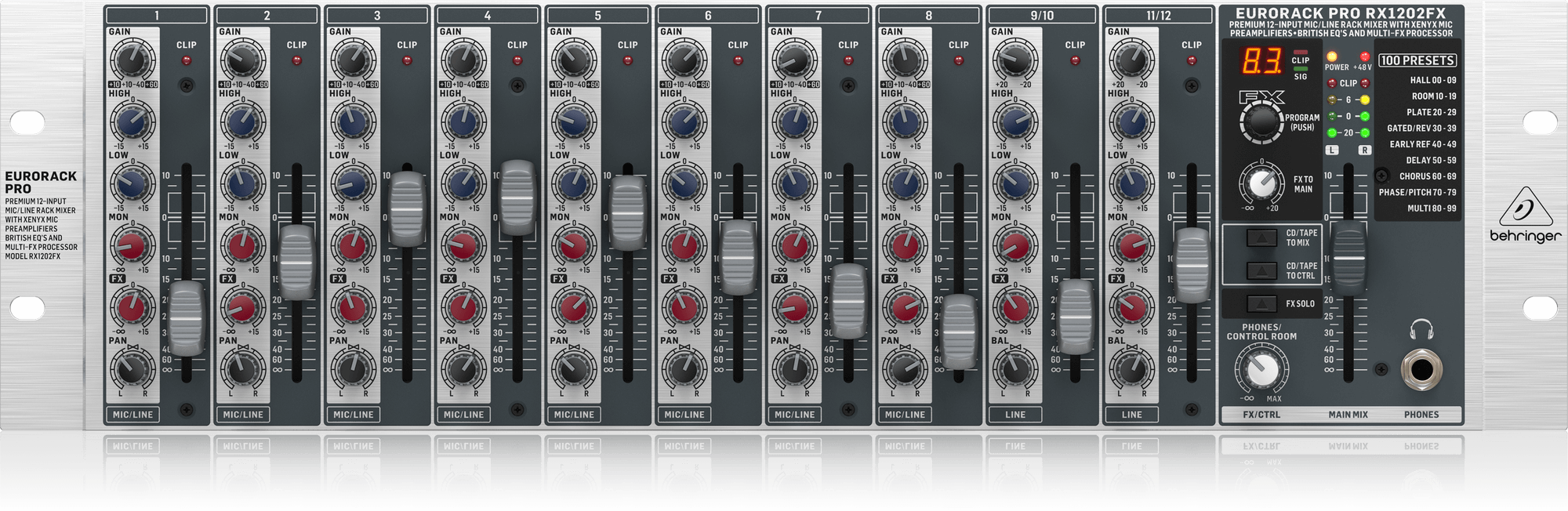 Микшер аналоговый Behringer RX1202FX V2
