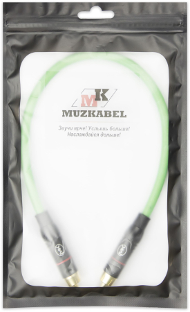 Патч-кабель MUZKABEL SRCIK2P - 0.2 метра, RCA – RCA (Красное кольцо)