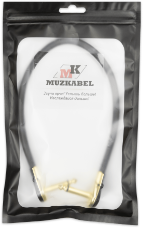Патч-кабель MUZKABEL JFNIK4BP - 0.1 метра, JACK - JACK