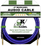 Аудио кабель MUZKABEL BZFMK1V - 1,5 метра, JACK (стерео) - JACK (стерео)