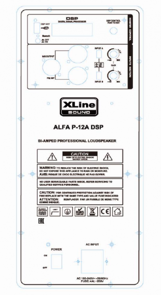 Активная Акустическая система Xline ALFA P-12A DSP